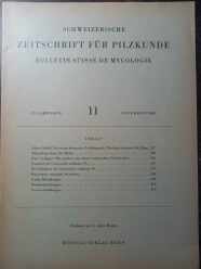 (Antik) Schweizerische zeitschrift fur Pilzkunde (1969) nr.11