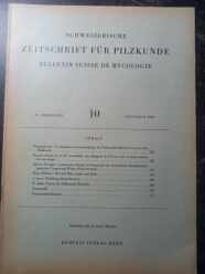 (Antik) Schweizerische zeitschrift fur Pilzkunde (1969) nr.10