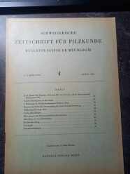 (Antik) Schweizerische zeitschrift fur Pilzkunde (1969) nr.4